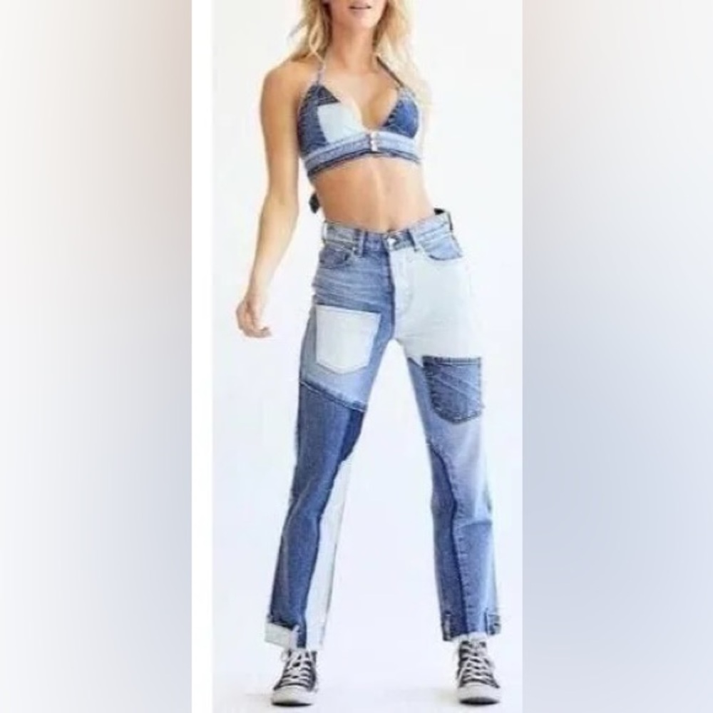 Revice Patch Work Jeans (perfect condition!!)